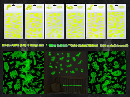 PVC Multicolor Wall & Gift Stickers