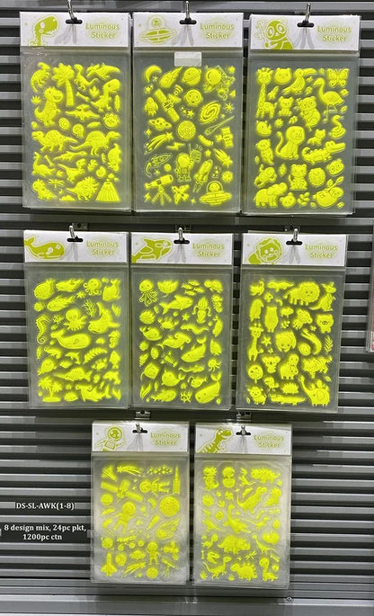 PVC Multicolor Wall & Gift Stickers