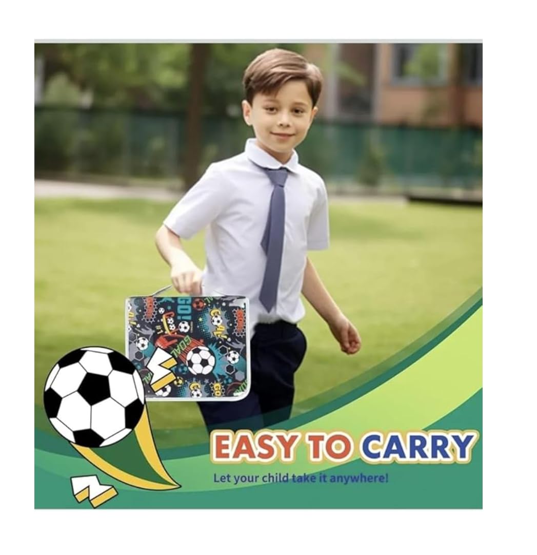 Kids Football Art & Coloring Activity Kit