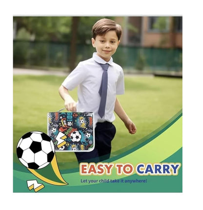 Kids Football Art & Coloring Activity Kit