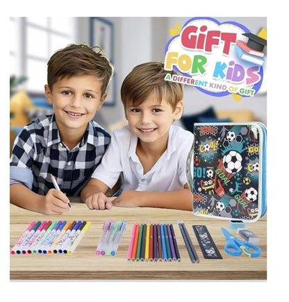 Kids Football Art & Coloring Activity Kit