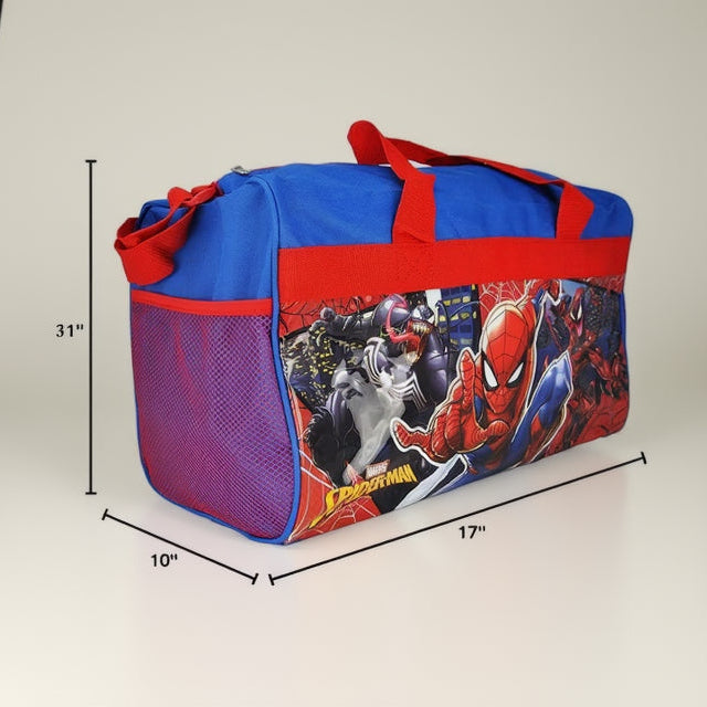 Spider-Man kids travel duffle bag superhero sports bag