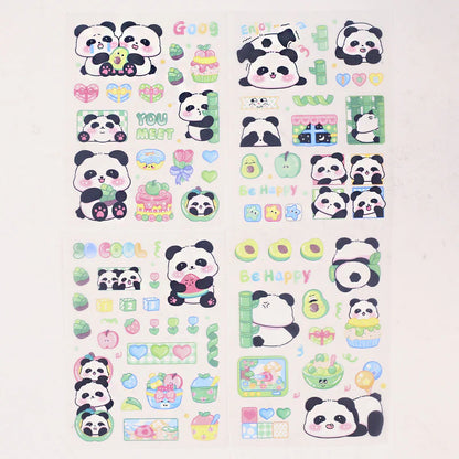 Puffy Panda Decorative Stickers