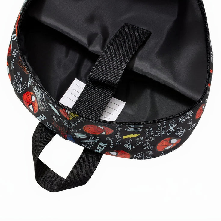 Spider hero graphic school backpack for kids