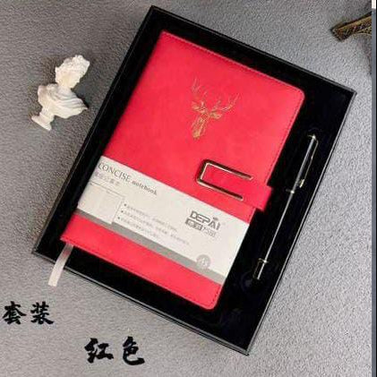 Perfect bound A5 PU leather notebook diary