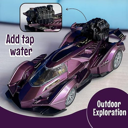 Stylish Purple RC Sports Car Toy
