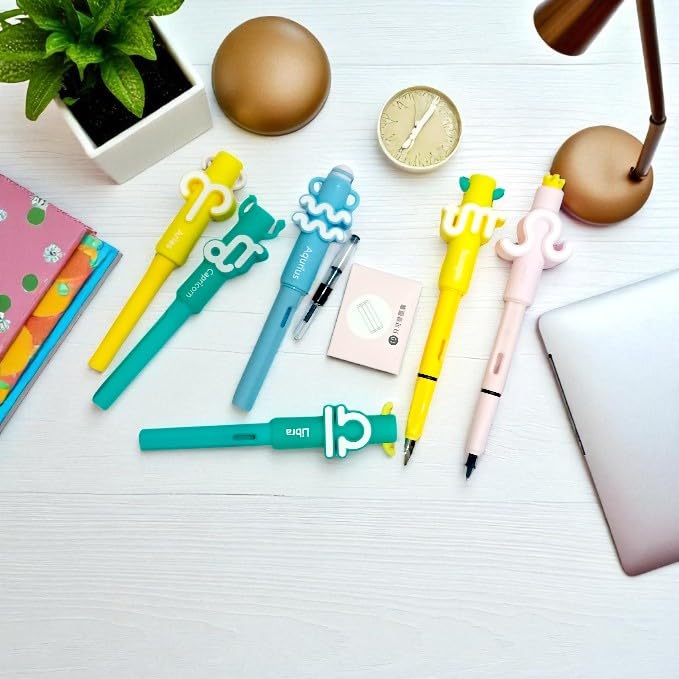 SHAKTISM Zodiac Sign Gel Pen Set