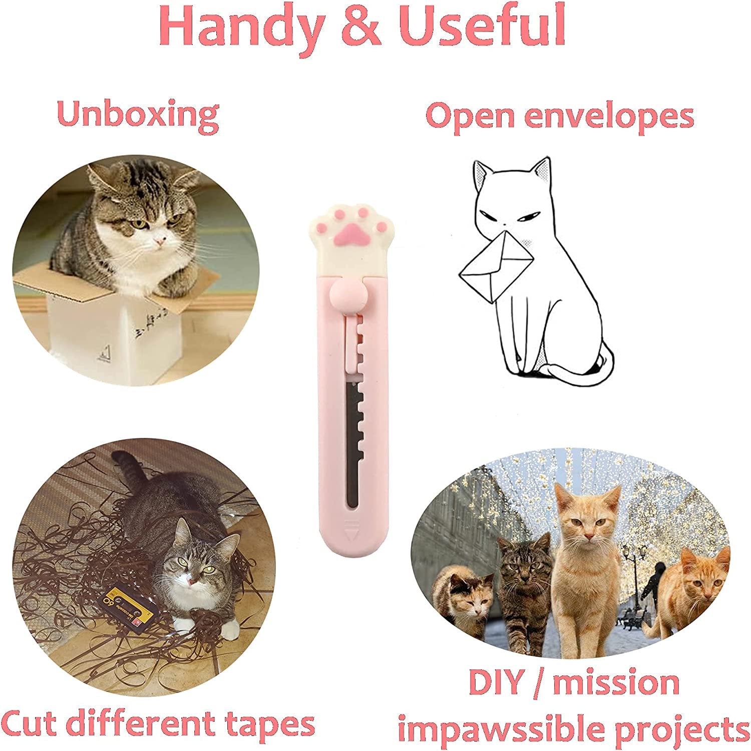 Sanrio Kawaii Box Cutter Keychain