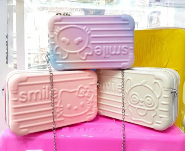 Cute Pastel Hard Shell Sling Bag