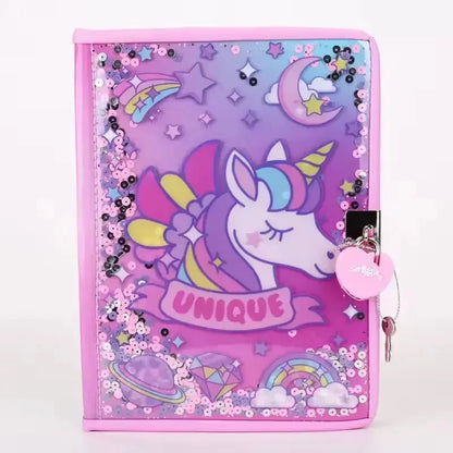 Smiggle Sparkle Secrets A5 Lock Diary