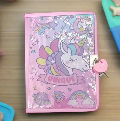 Smiggle Sparkle Secrets A5 Lock Diary