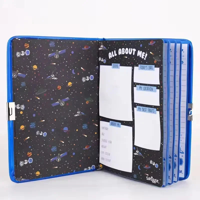Smiggle Sparkle Secrets A5 Lock Diary