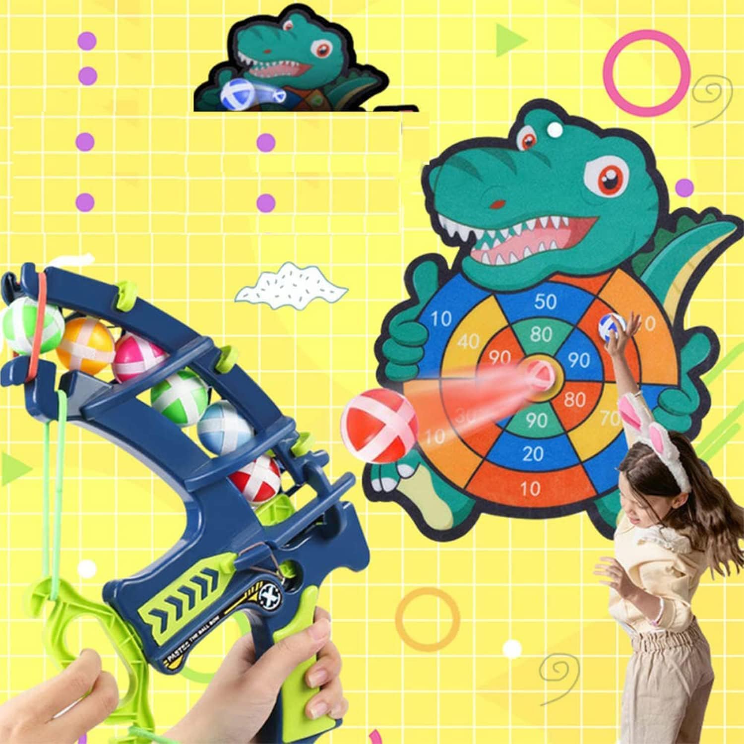 Sticky Ball Target Shooting Game for Kids