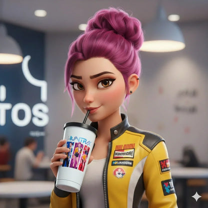 K-Pop Huntrix Stainless Steel Tumbler – 700ml