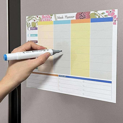 magnetic whiteboard planner