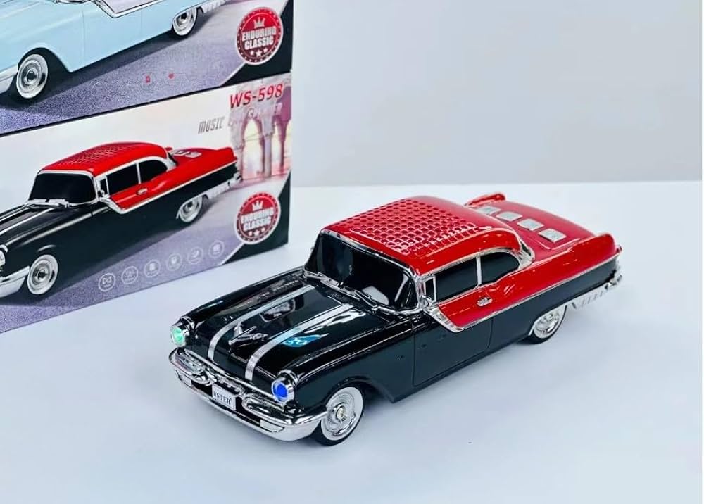 Vintage Retro Car Bluetooth Connectivity