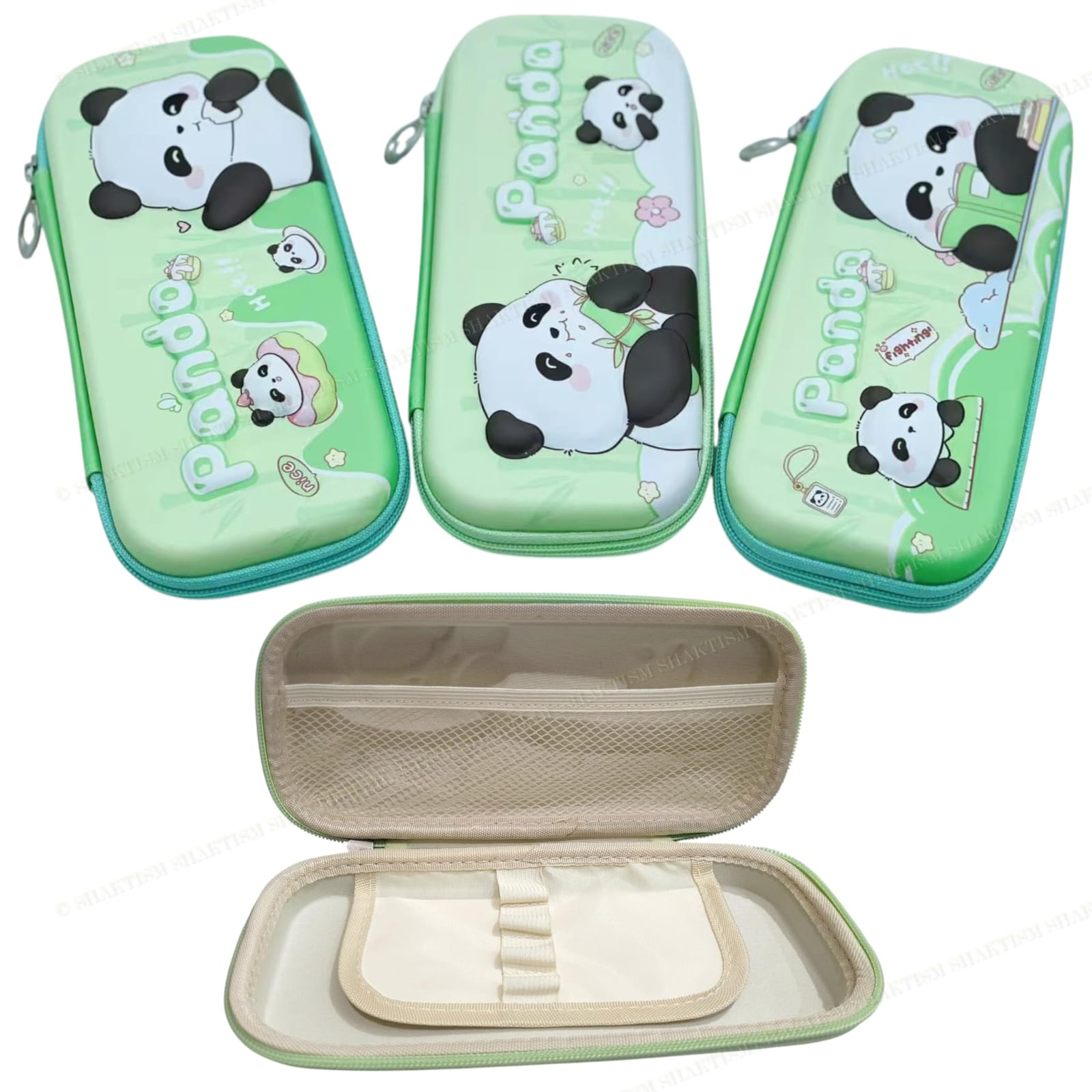 Cute Panda Pencil Box for Kids