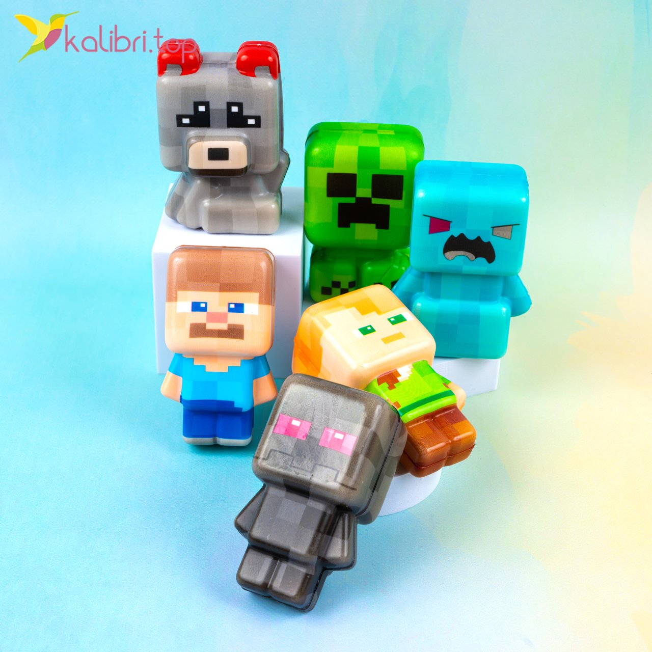 Adorable Minecraft squishy toy for fun