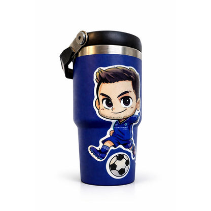 Football Stainless Steel Sipper Bottle