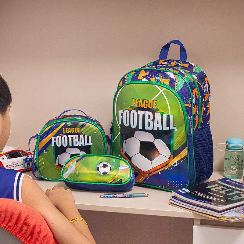 kids football backpack set