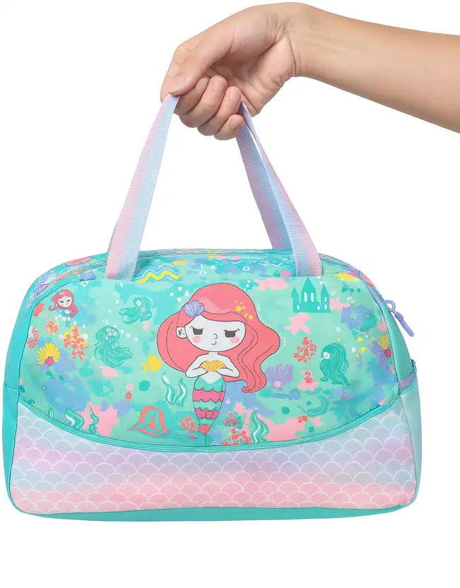 Mermaid Theme Kids Duffel Bag 20L
