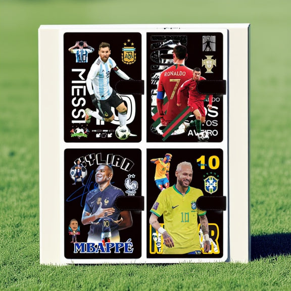 Soccer stars strap diary set of 2 notebooks
