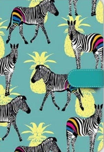 Animal theme magnetic lock diary