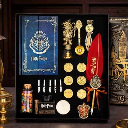 Harry Potter Magic Feather Pen Gift Set