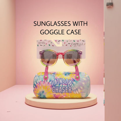 Goggles with case