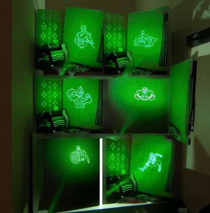 Superhero Laser Projection Night Light for Kids