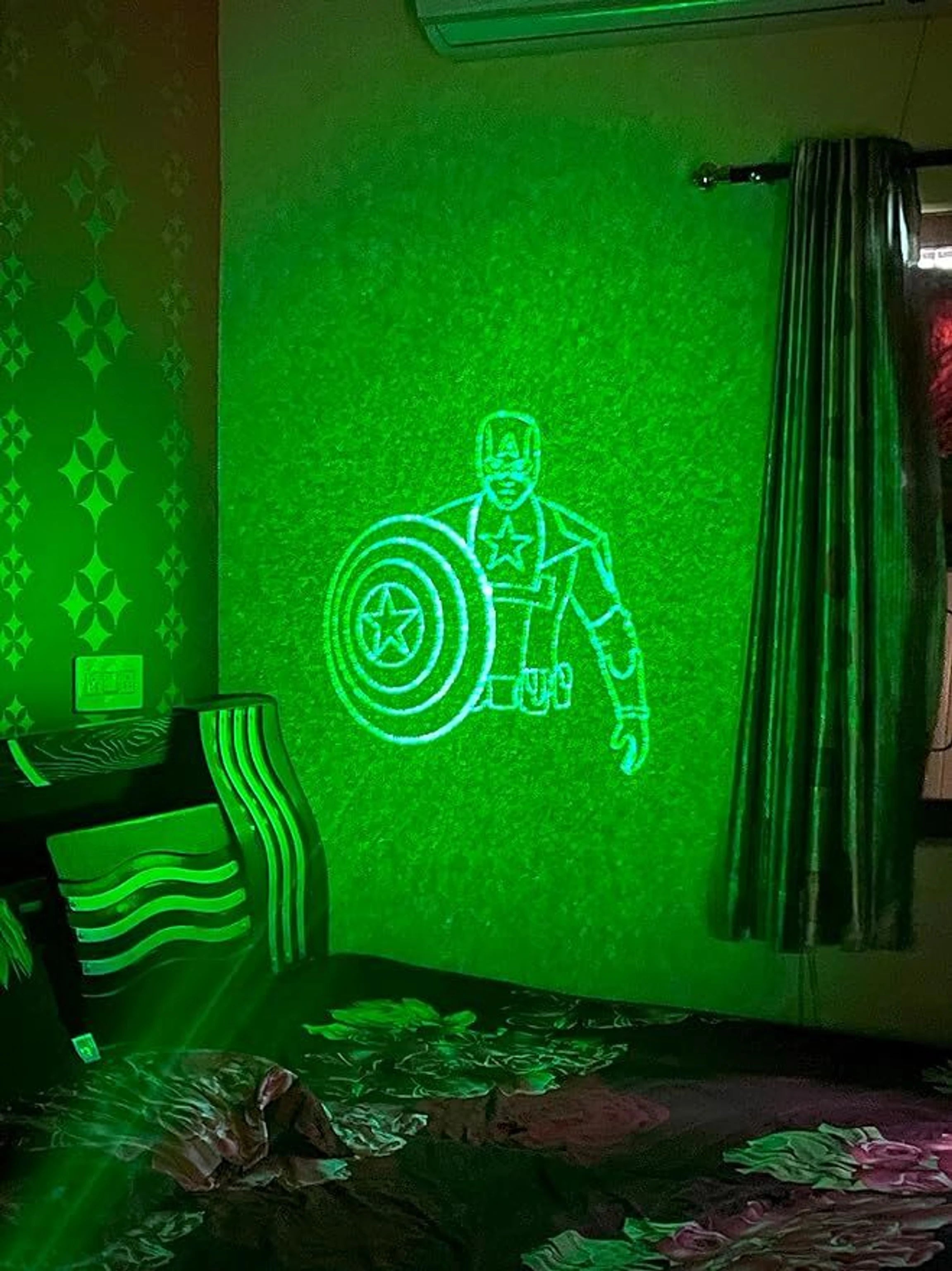 Superhero Laser Projection Night Light for Kids