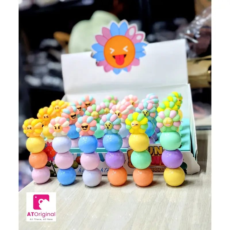 Sunflower themed pens