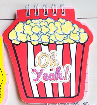 Food item inspired mini notebooks