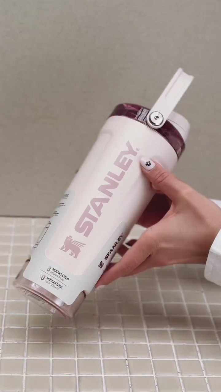 Load video: Stanley The Activate Shaker Bottles