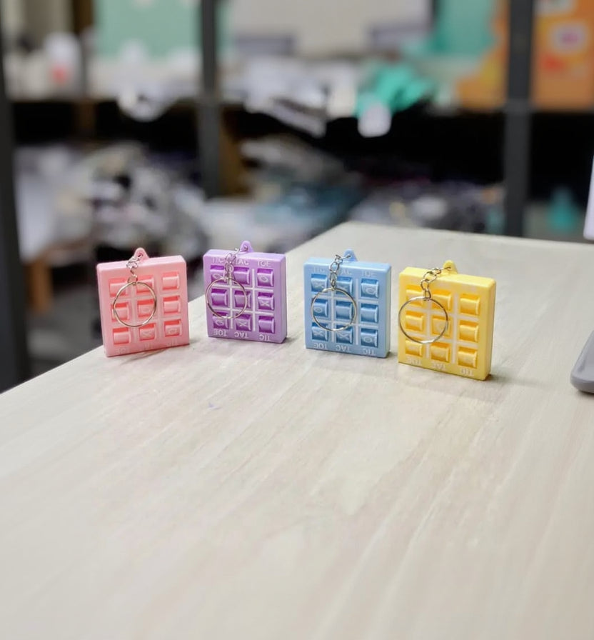 Mini Tic Tac Toe keychain