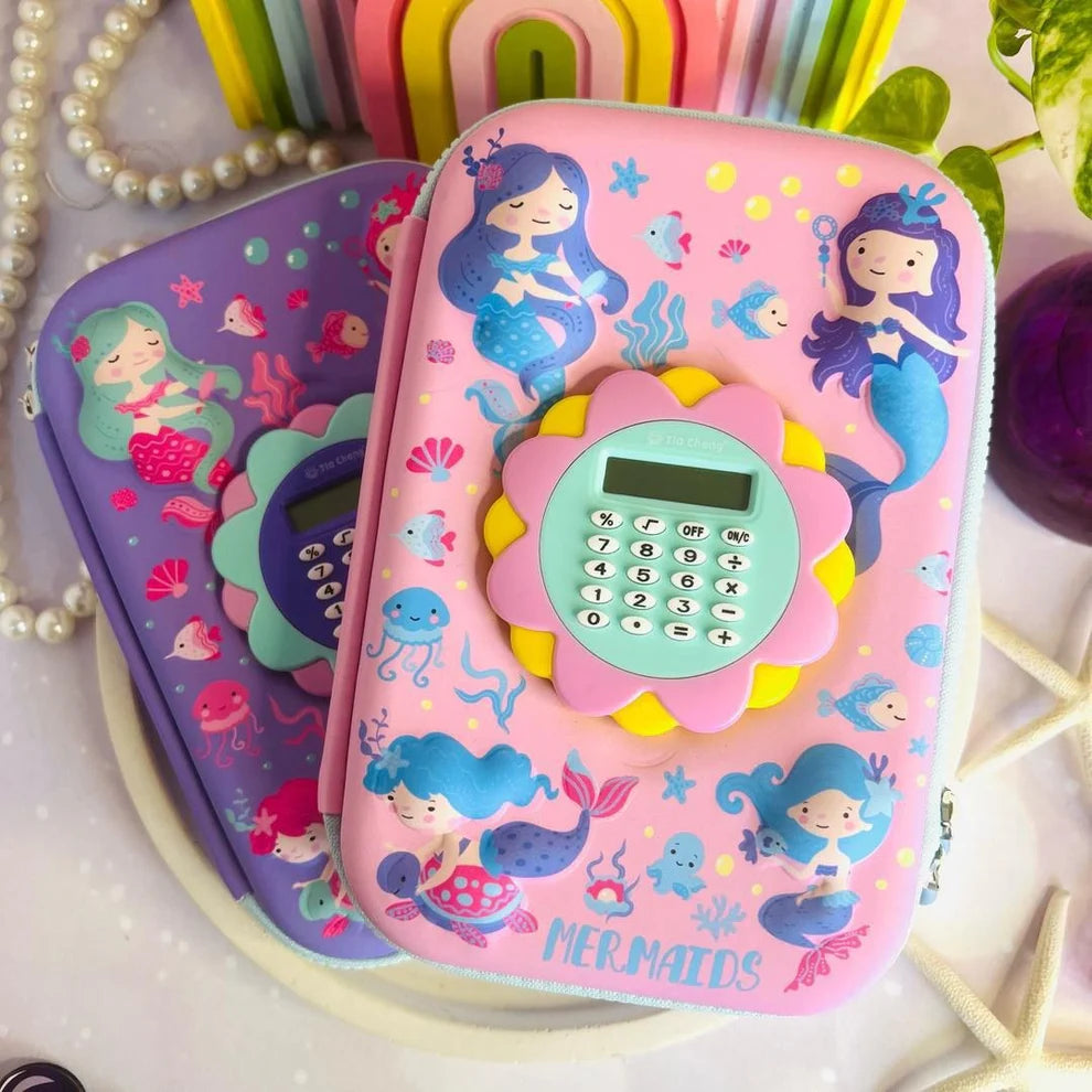 Cute Zipper Pouch with Calculator