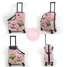 ONOTIC L-Shape Ride-On Trolley Bag for Kids