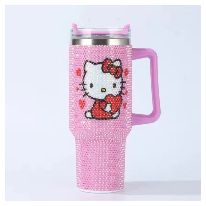 Crystal insulated water tumbler