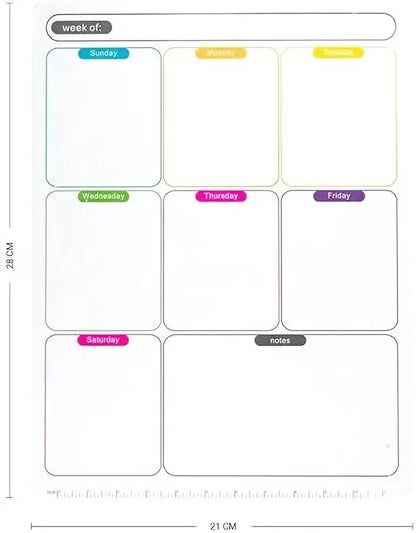 Weekly Magnetic Planner Sticker