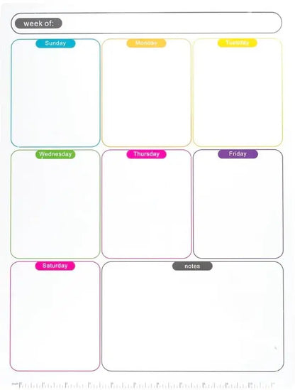 Weekly Magnetic Planner Sticker