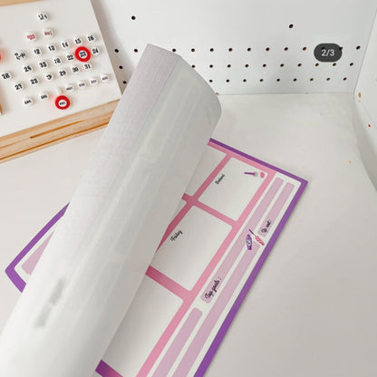 Kuromi weekly planner notebook for cute task planning