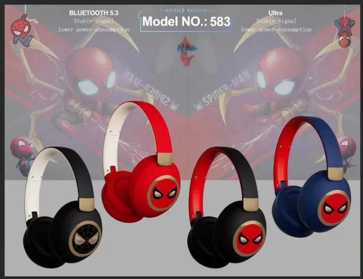 Kids Superhero Wireless Bluetooth Headphones